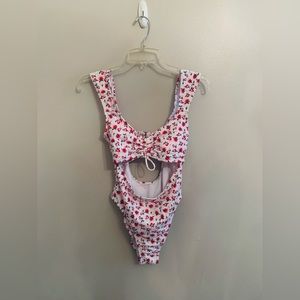 Xhilaration Floral One Piece Swimsuit